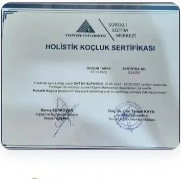 Yaşam Koçluğu sertifikası